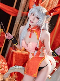 Abao is also a bunny girl NO.084, celebrating the Chinese New Year with the Dragon Sister(41)